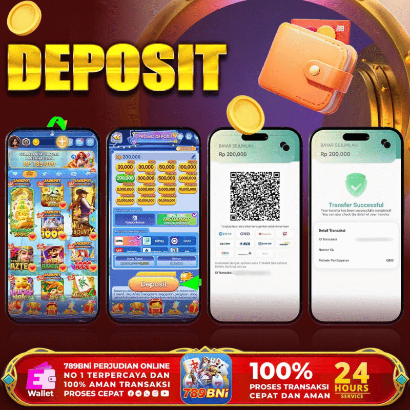 cara di deposit di game slot 789bni