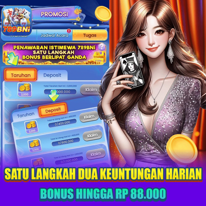 Review Lengkap 789BNI APK - satu langkah dua keuntungan harian bonus hingga Rp 88.000