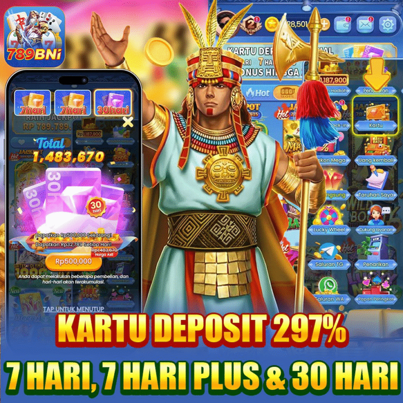 789bni Login kartu deposit 297% 7 hari, 7 hari plus dan 30 hari