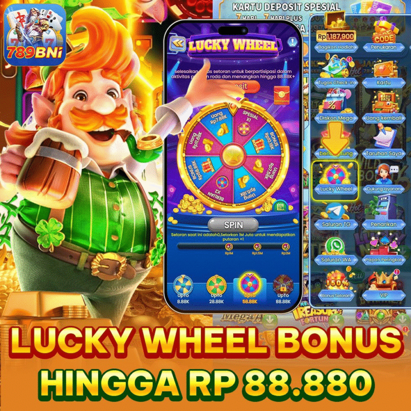 789 bni lucky wheel bonus hingga rp 88.880